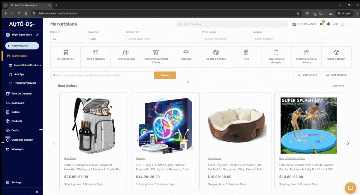 How to do dropshipping with AutoDS 