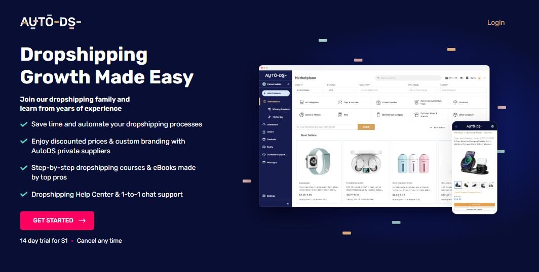 AutoDS all in one dropshipping automation solution