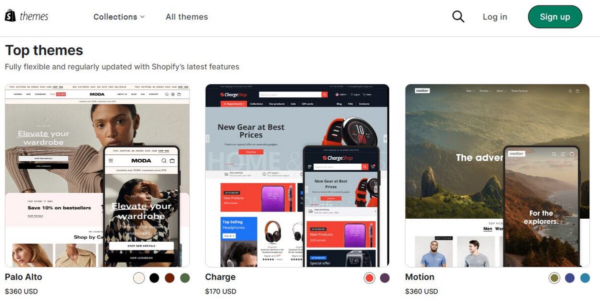 Shopify Website Themes