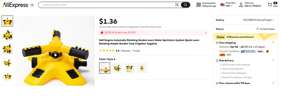 automatic sprinkler gardening tools and plant accessories