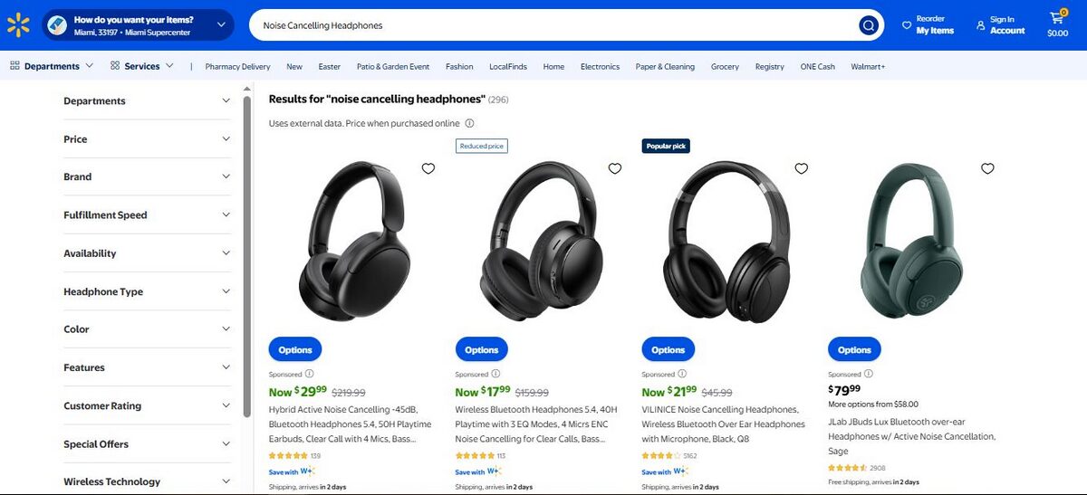 Noise Cancelling Headphones