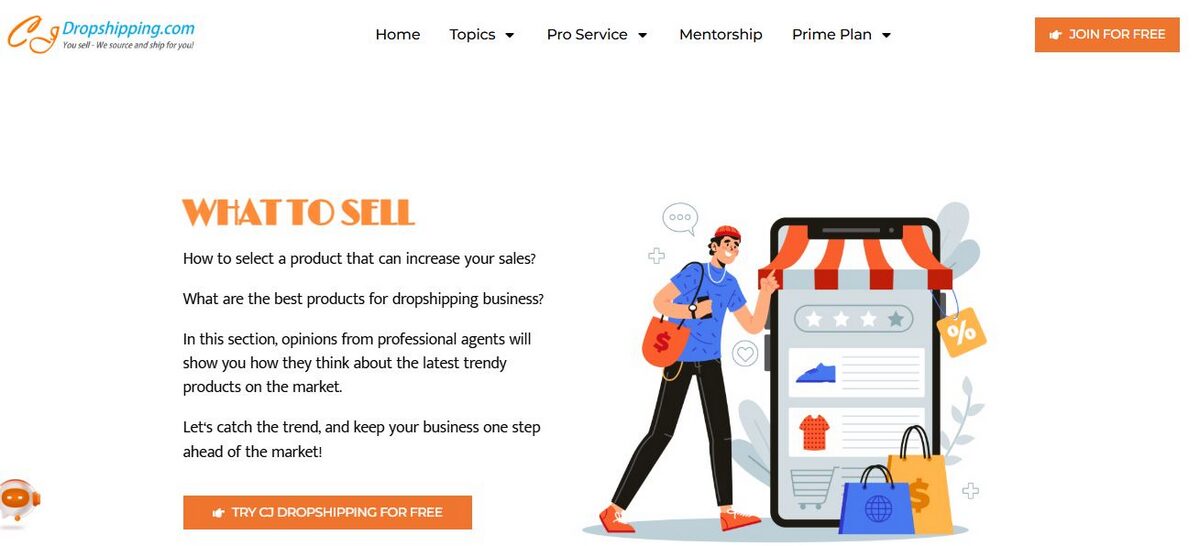 CJ Dropshipping Winning Products