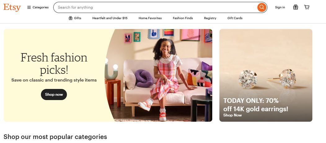 etsy dropshipping platform