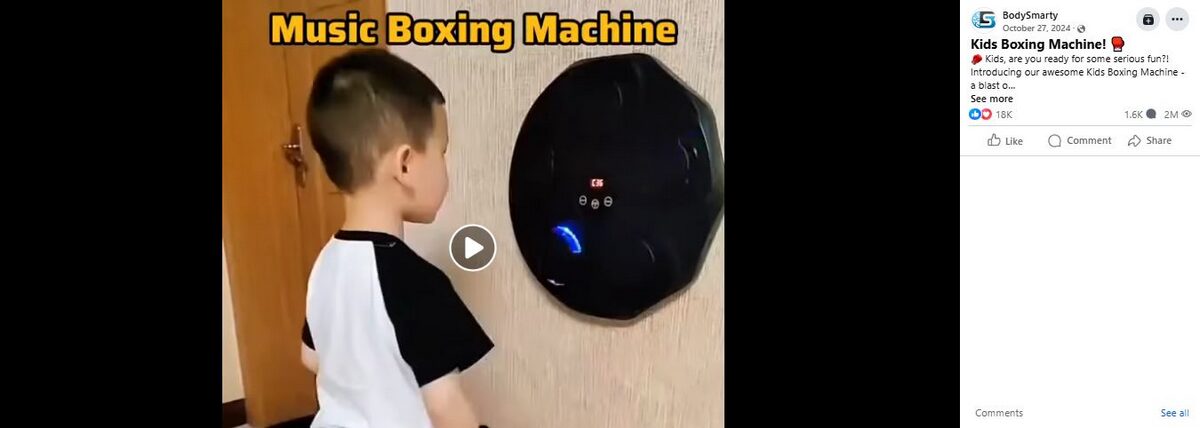 Facebook Ad Boxing Machine