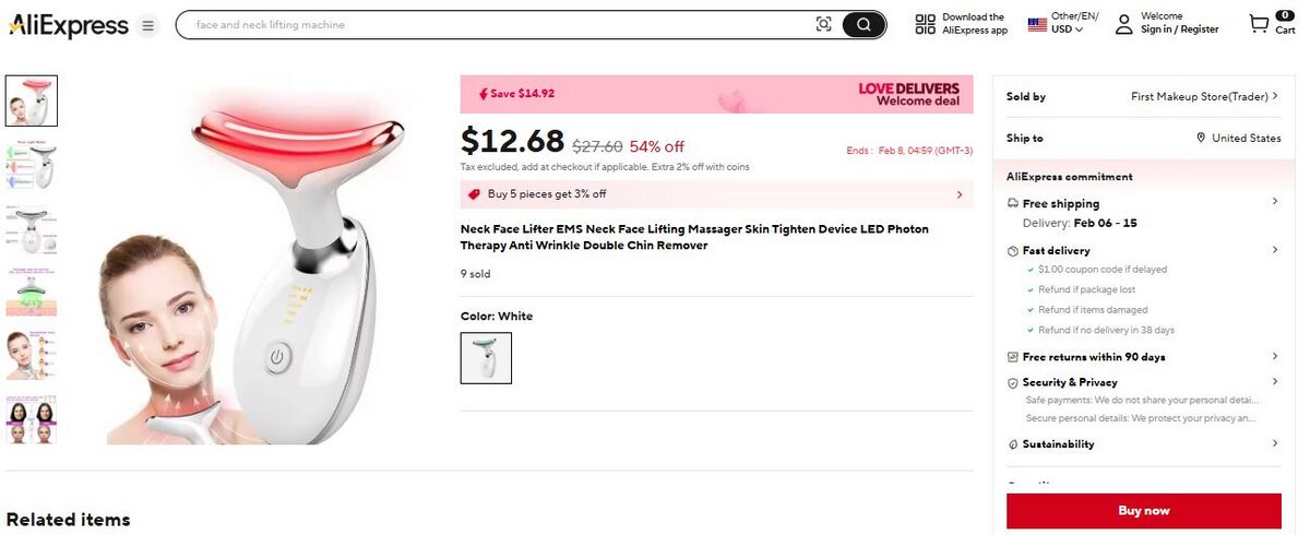 Red Light Massager best dropshipping products for q1