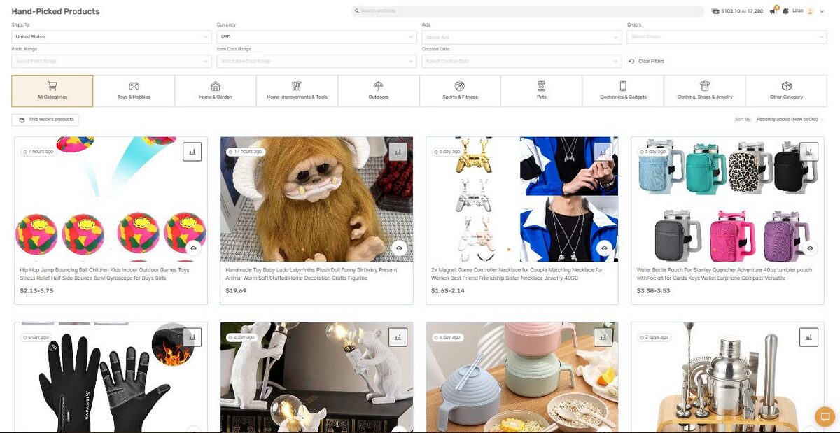 Hand Picked Products AutoDS