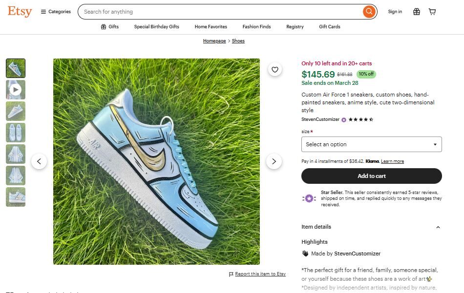 Casual Sneakers Etsy