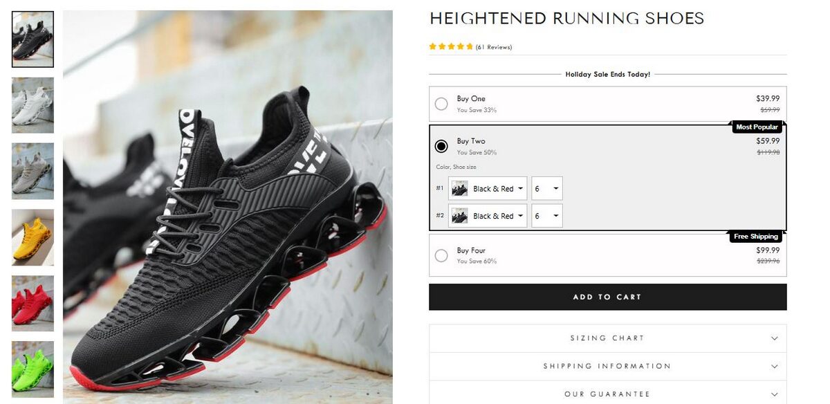 Sneakers Seller website