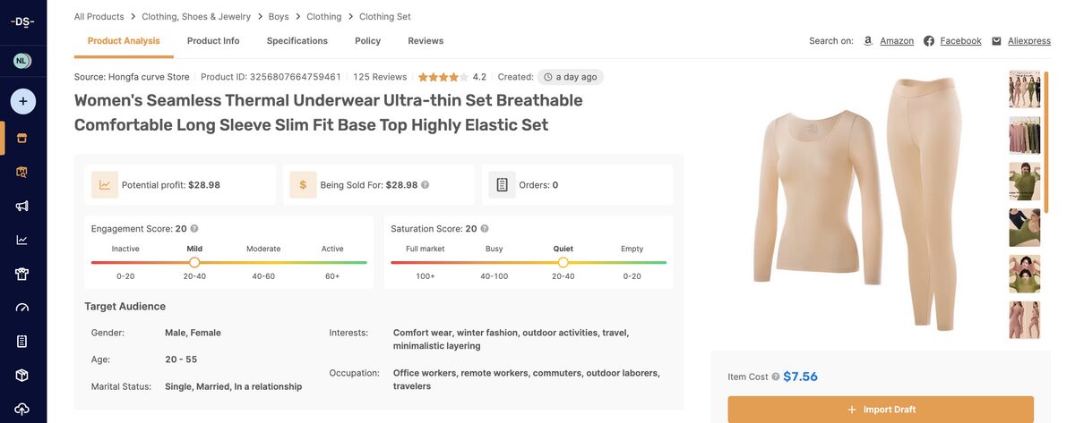 AutoDS Hand-Picked Products Hub High Profit Margin Product With Cheap Suppliers