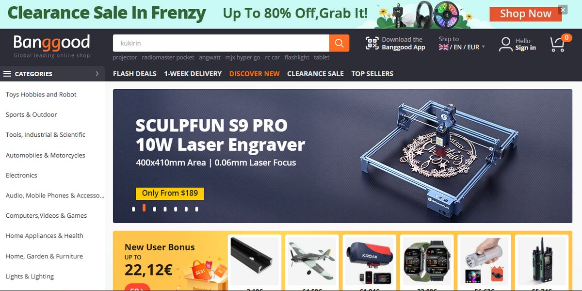 Banggood UK wholesale supplier