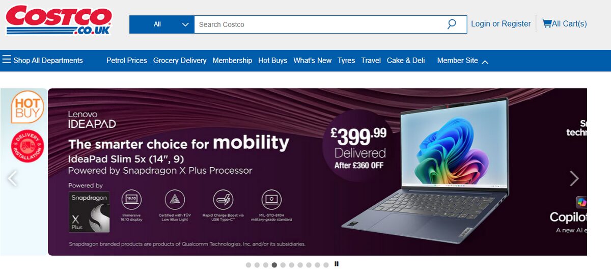 Cosctco UK wholesale supplier