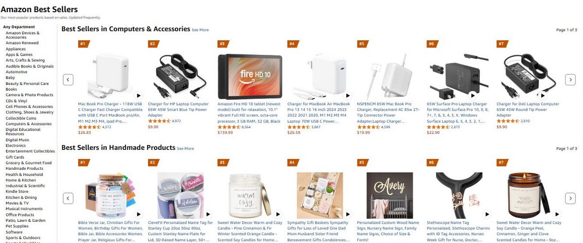 Amazon Best Sellers