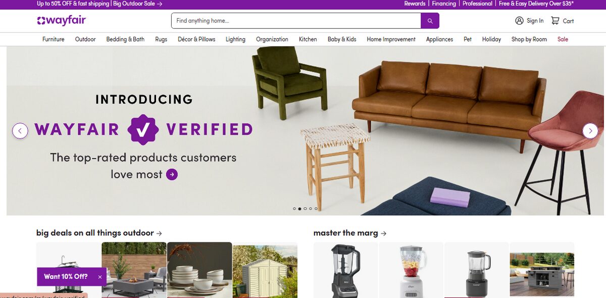 Wayfair uk wholesale supplier