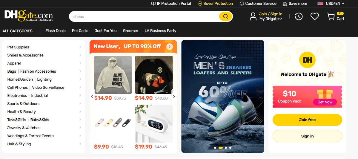 DHGate uk wholesale supplier