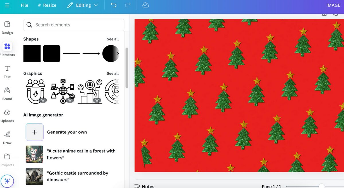 Print on demand ornaments design Canva
