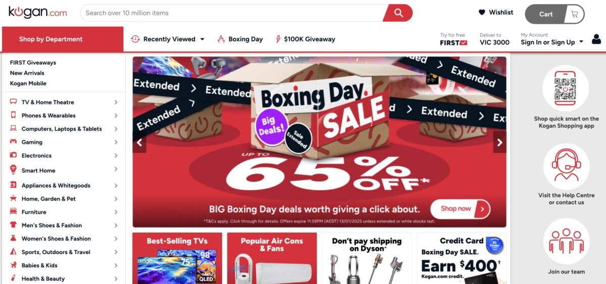 kogan australian dropshipping suppliers