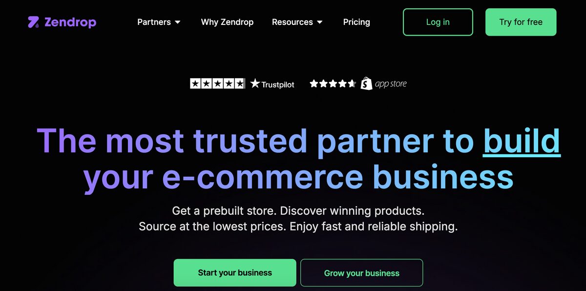 zendrop aliexpress dropshipping solution