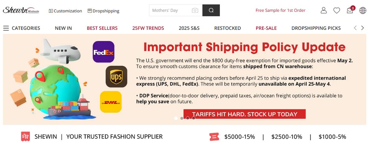 Shewin china wholesale supplier