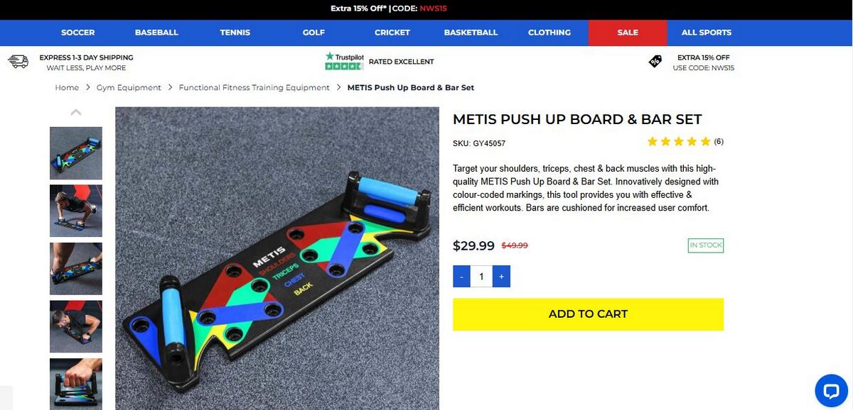 Best Fitness Products To Dropship Seller Website