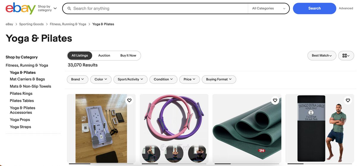 eBay profitable niches