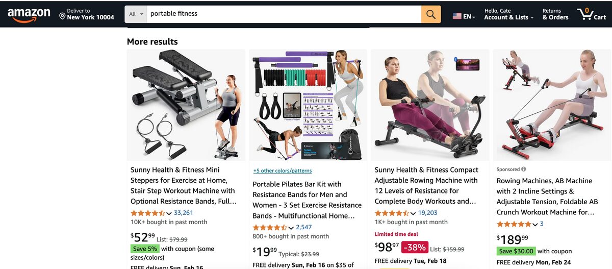 Amazon Fitness Equipment