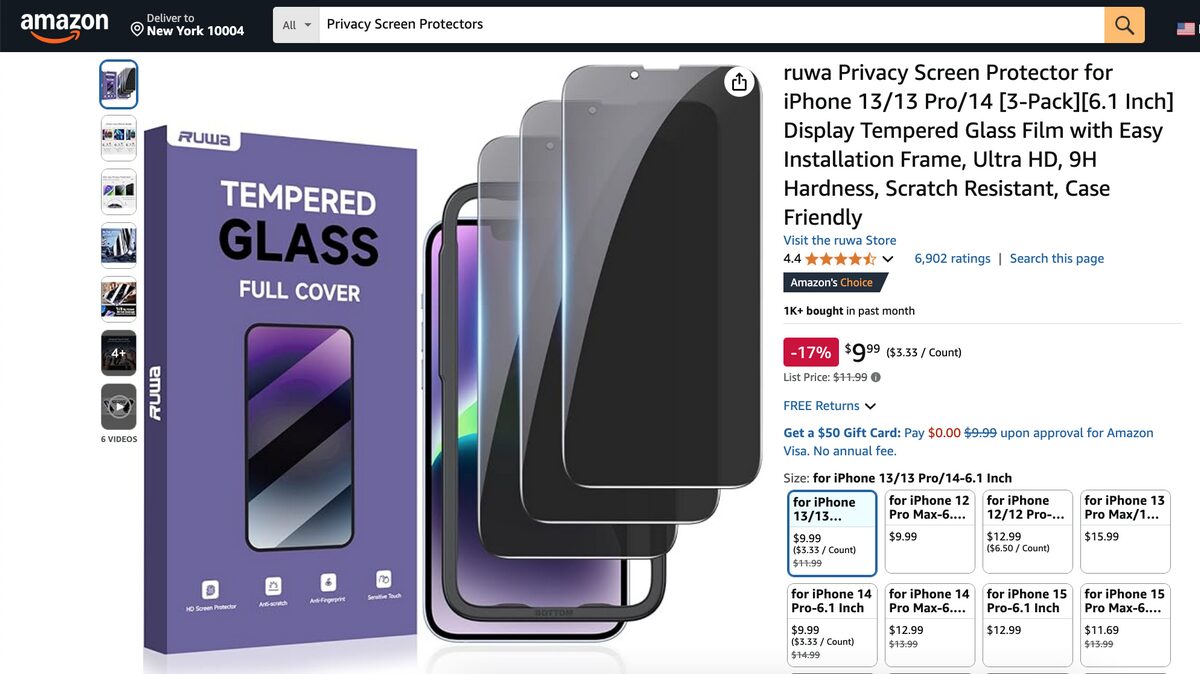 Privacy Screen Protectors Amazon Dropshipping