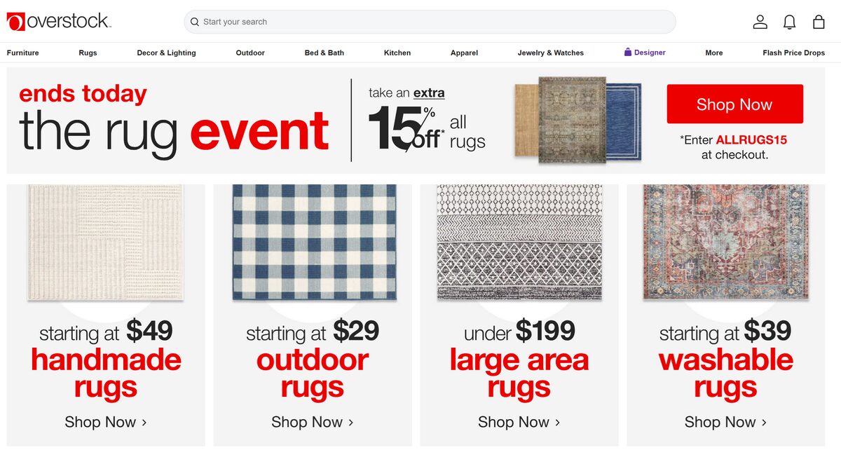 overstock suppliers for luxury items