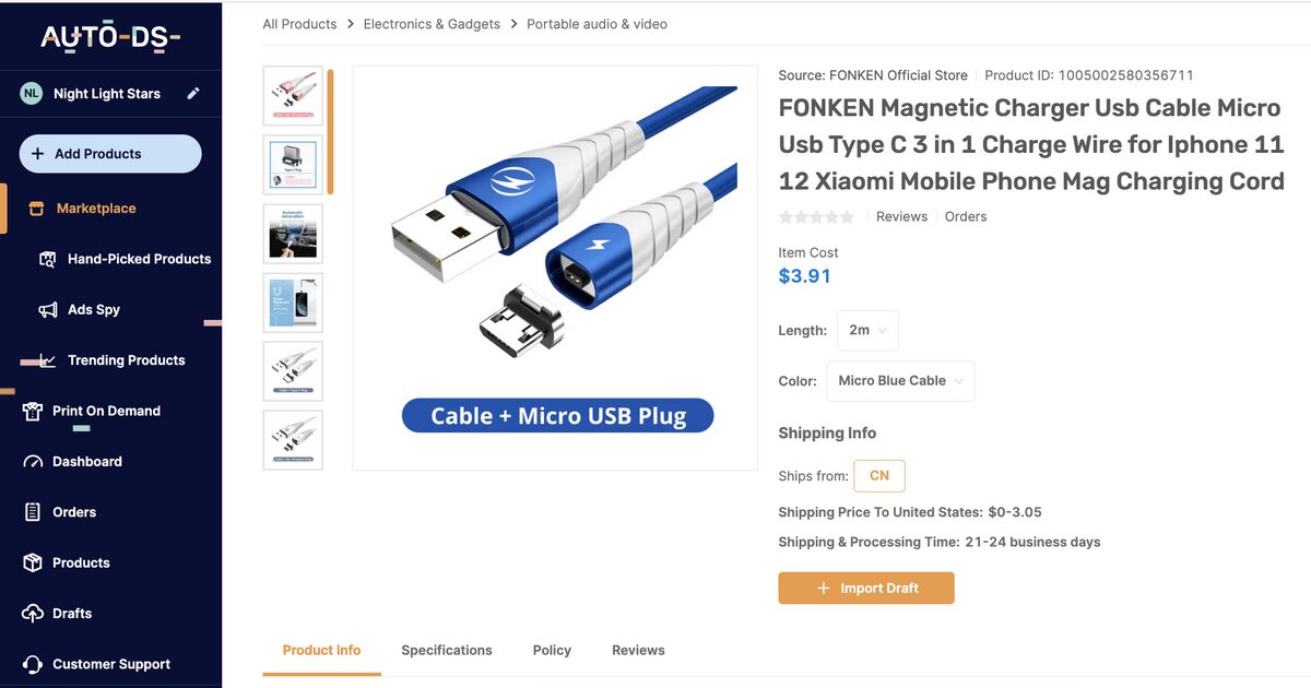PD (Power Delivery) fast-charging cables