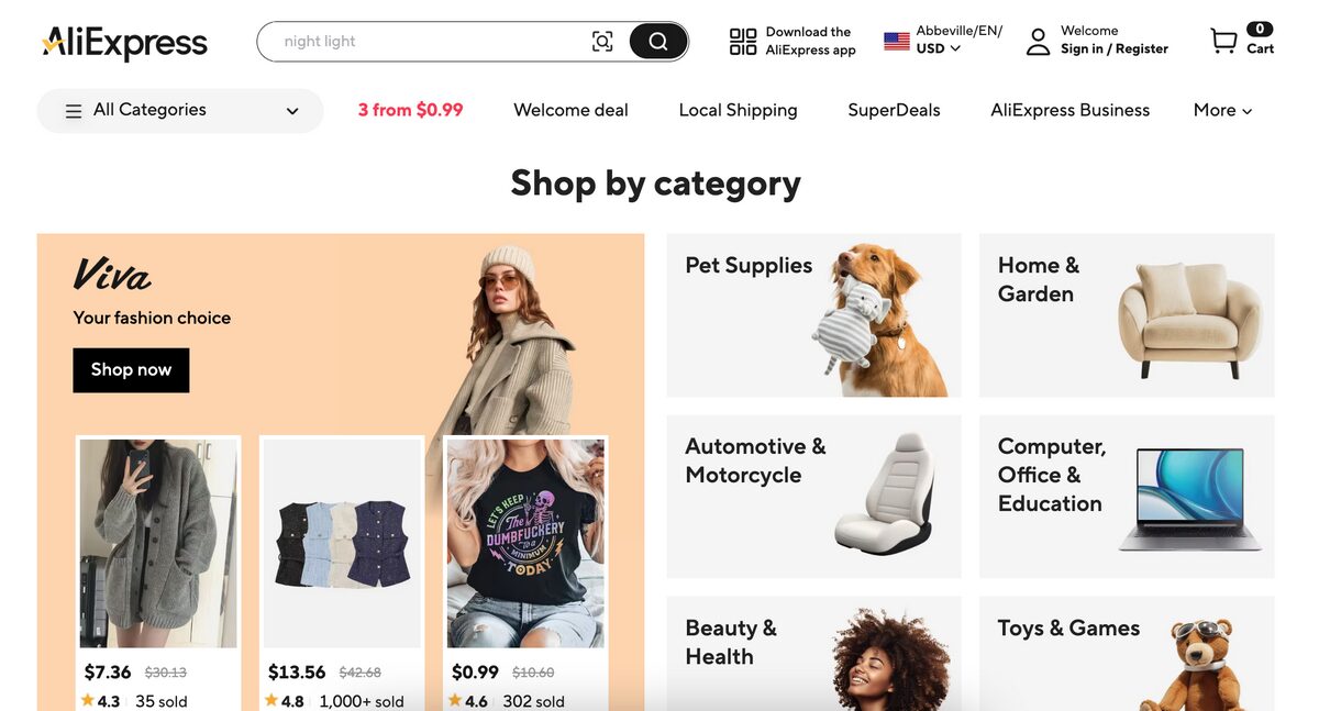 AliExpress cheap dropshipping suppliers