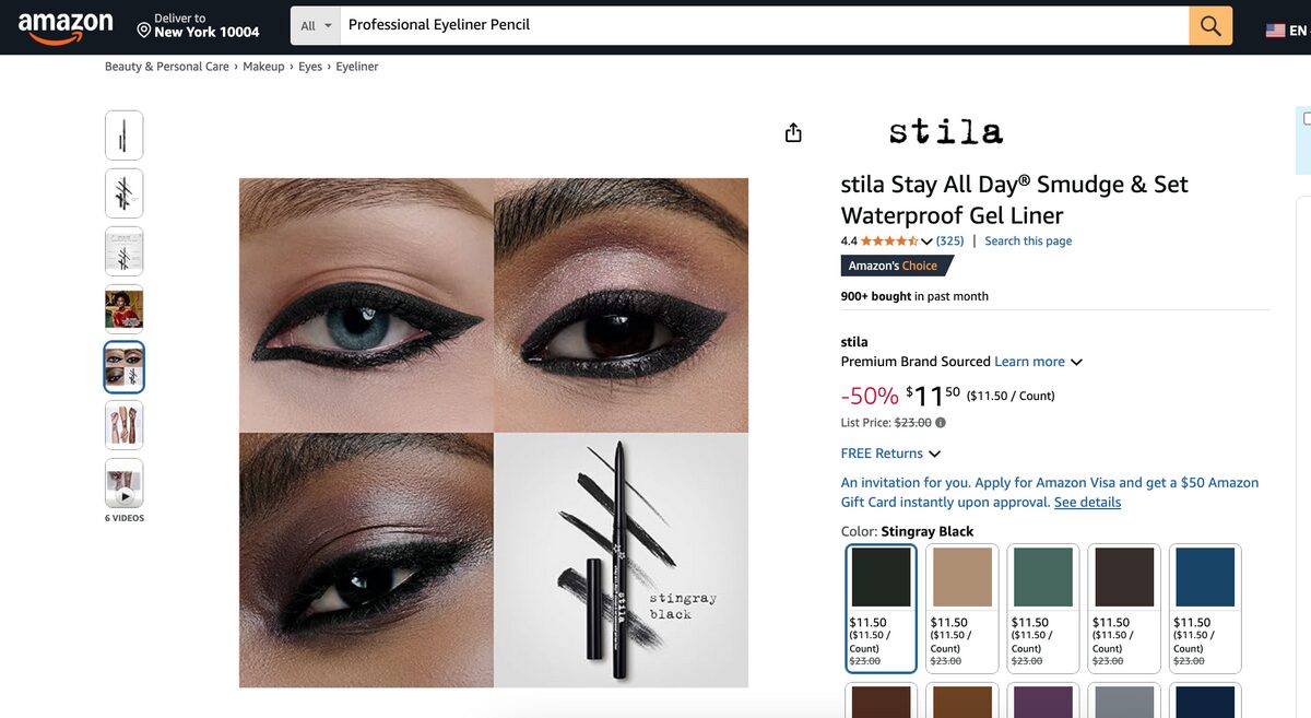 Professional Eyeliner Pencil Amazon Makeup Dropshipping