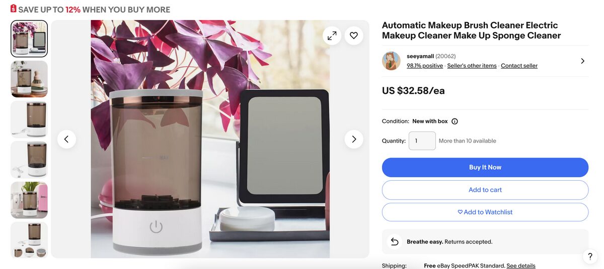 Makeup Cleaner Ebay Dropshipping Tools