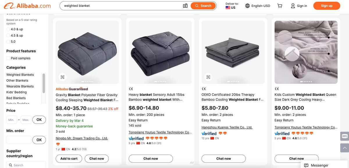 Alibaba relaxation aids