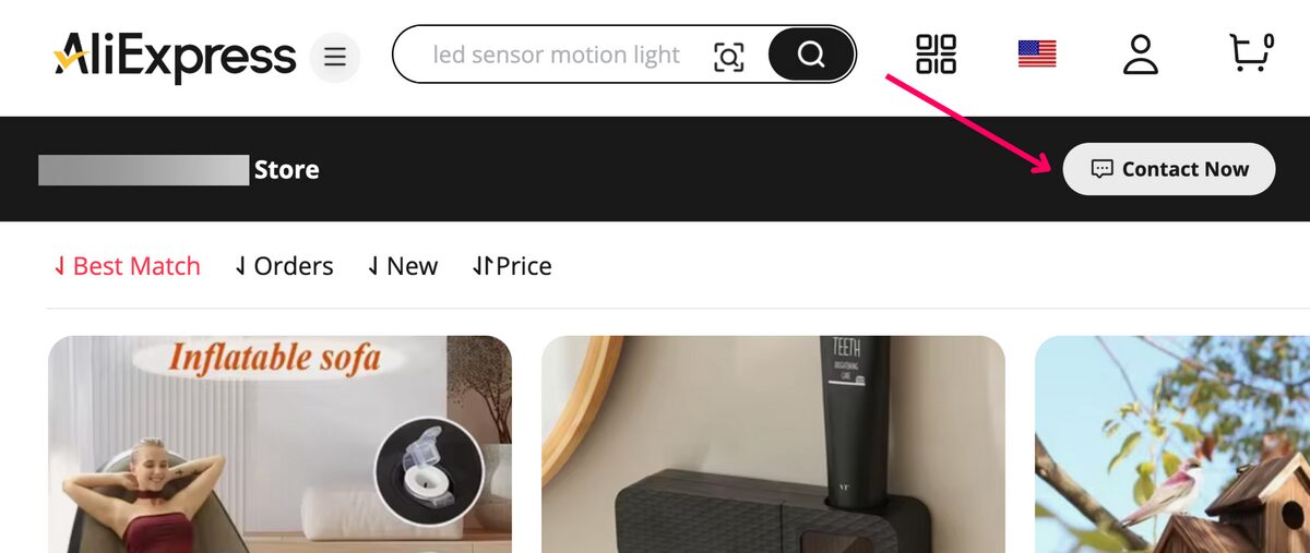 AliExpress Supplier Communication