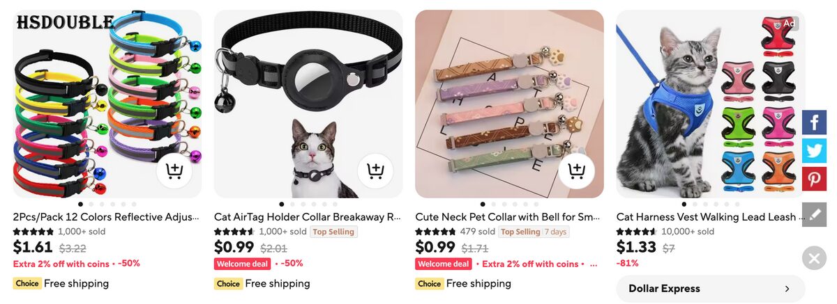 Cat Collars For Dropshipping