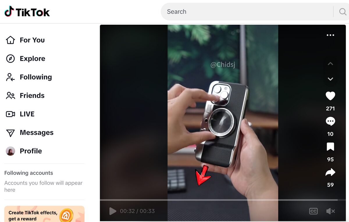Retro Camera Phone Case TikTok Ad