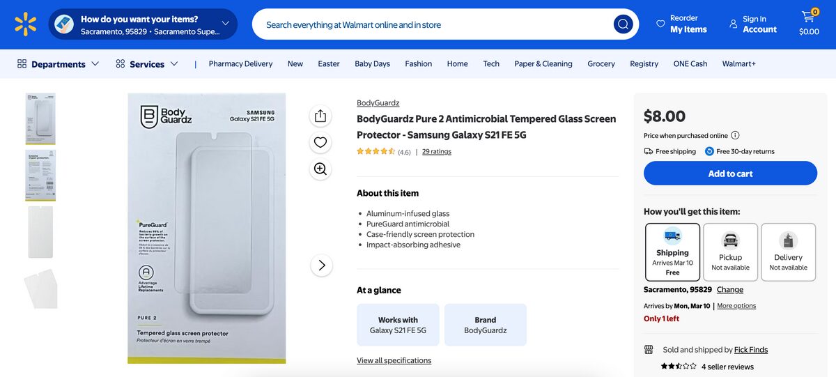Anti-Microbial Screen Protectors Walmart