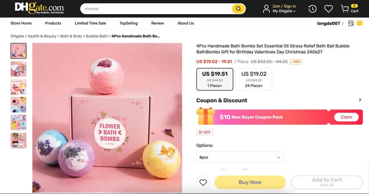 Bath Bombs DHgate Dropshipping