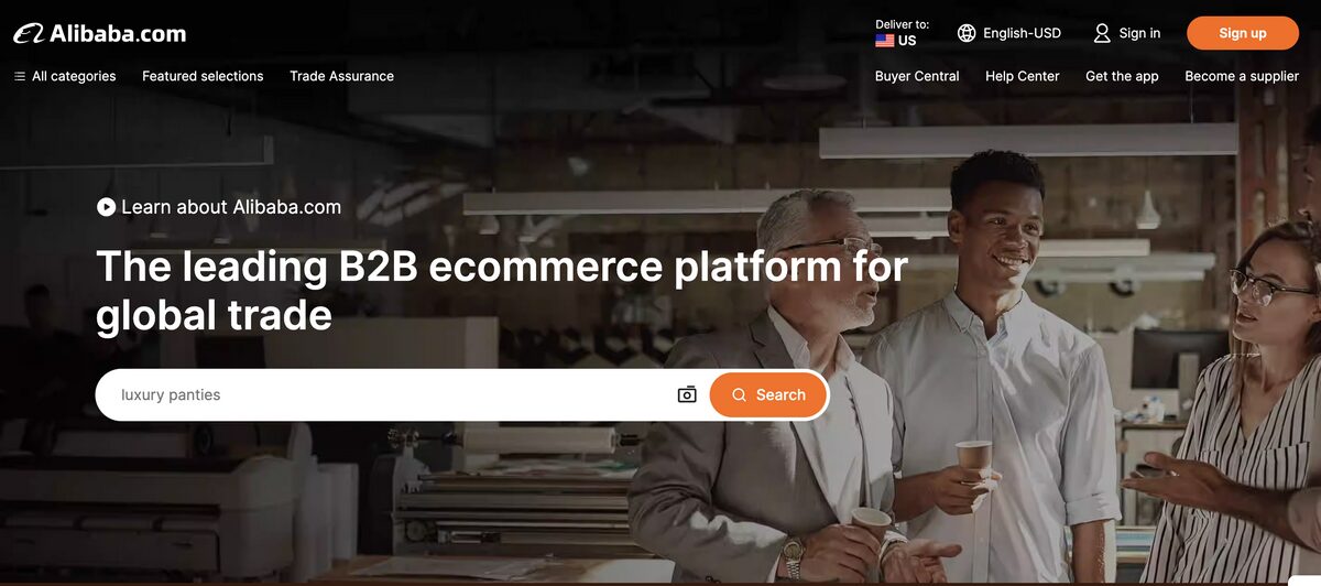 Alibaba for dropshipping