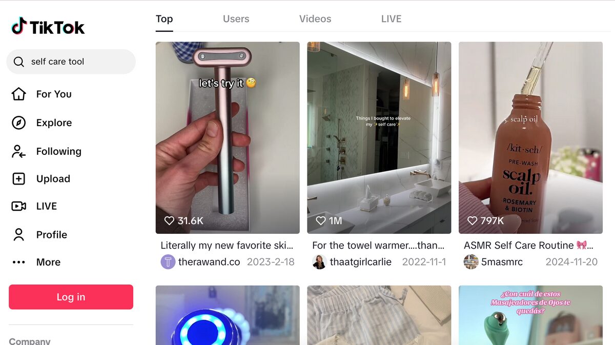 TikTok Marketing Self-Care Items For Dropshipping