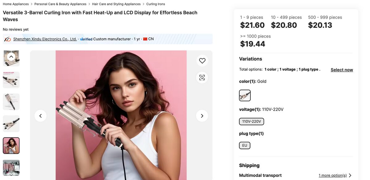 Professional Hair Curler best items to dropship in march 2025