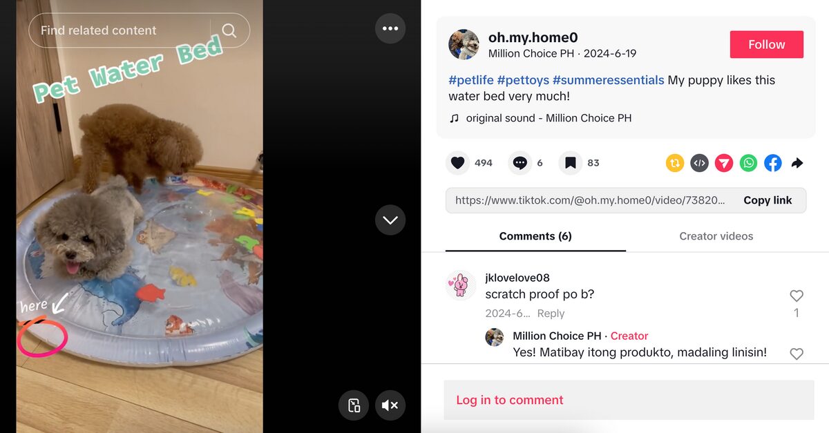 TikTok Reviews interactive pets dropshipping