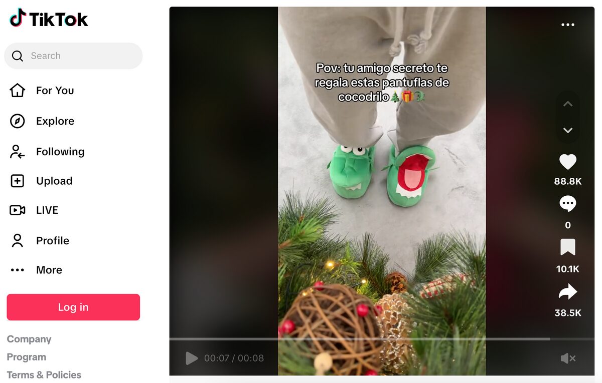 Cartoon Crocodile Cotton Slippers TikTok Ad