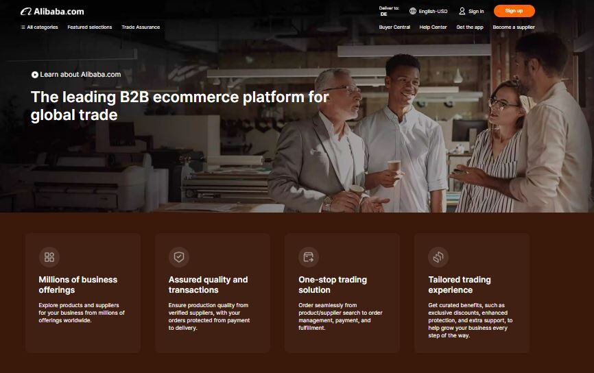 Alibaba as Temu dropshipping alternative