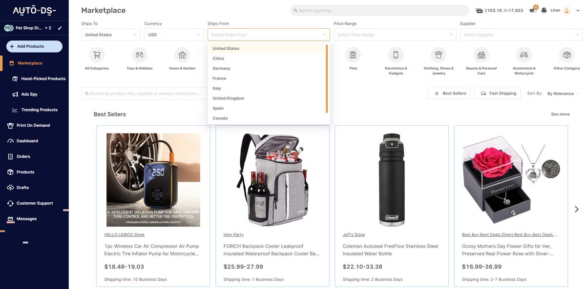 AutoDS Private Suppliers