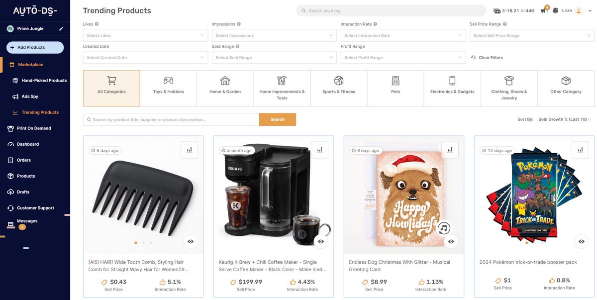 autods ai trensing products