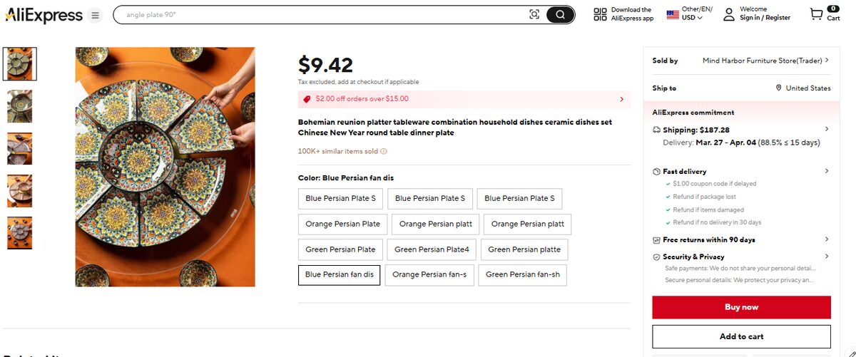 AliExpress Boho & Rustic Wedding Tableware