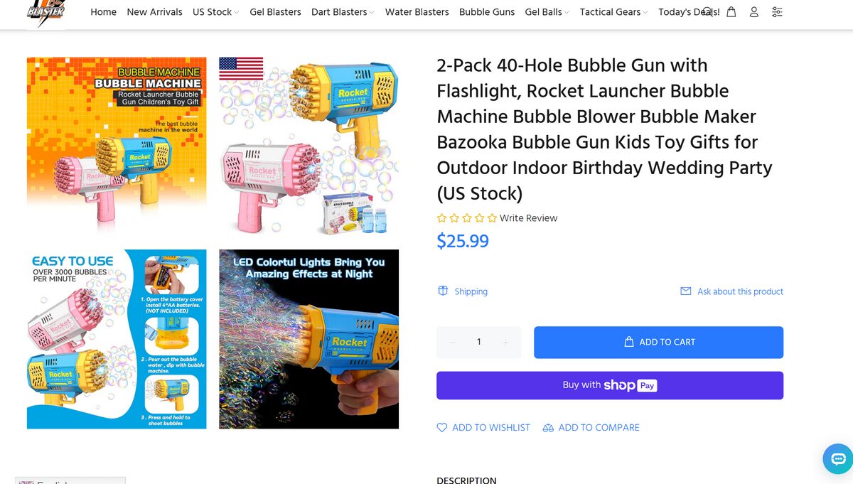 Bubble Machine best items to dropship in may 2025