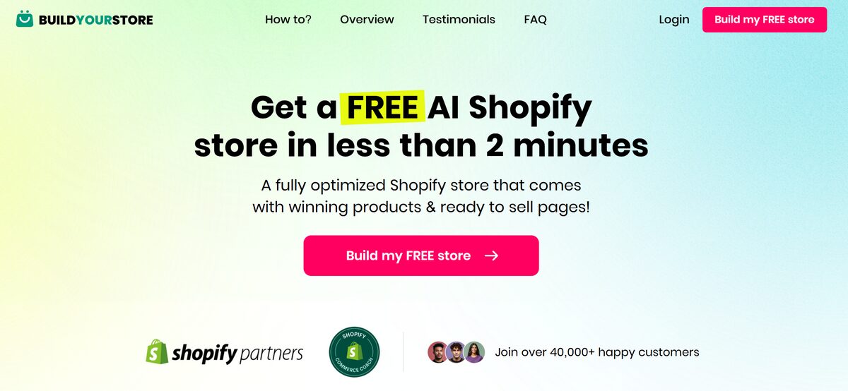 BuildYourStore best dropshipping software