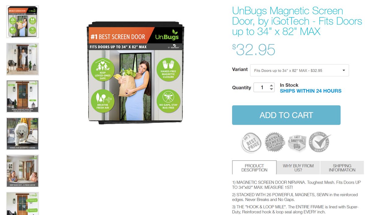 Magnetic Screen Door Curtain best items to dropship in may 2025