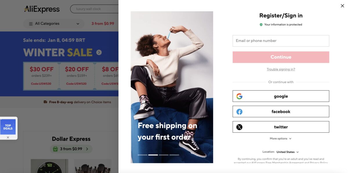 AliExpress dropshipping to Shopify